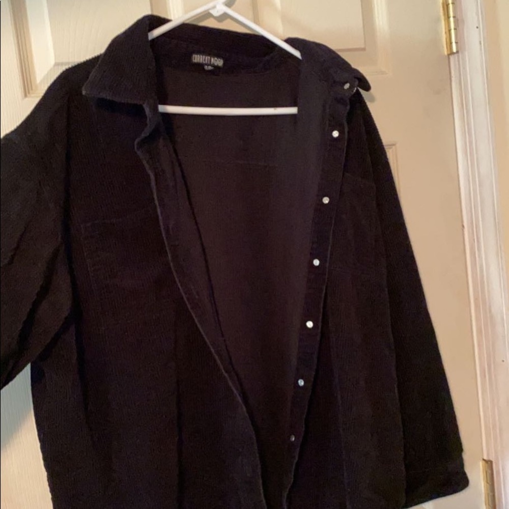 Oversize corduroy jacket